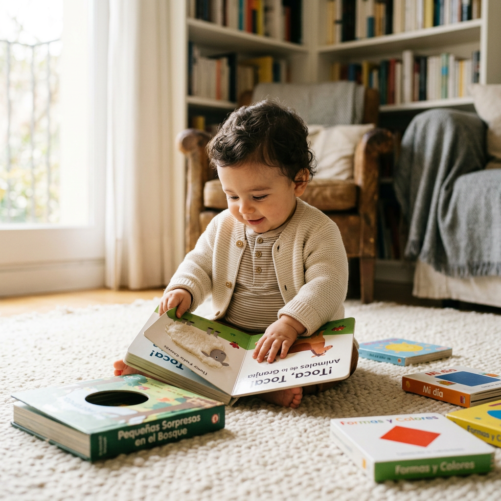 Libros de Cartón E interactivos para Bebés (0-2 años)