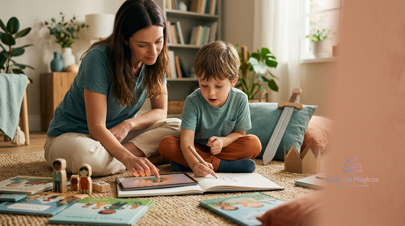 Cómo crear cuentos para niños que enseñen valores reales 📖