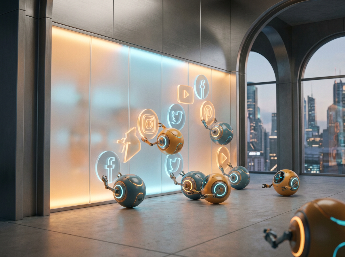 Automatización de redes sociales con IA